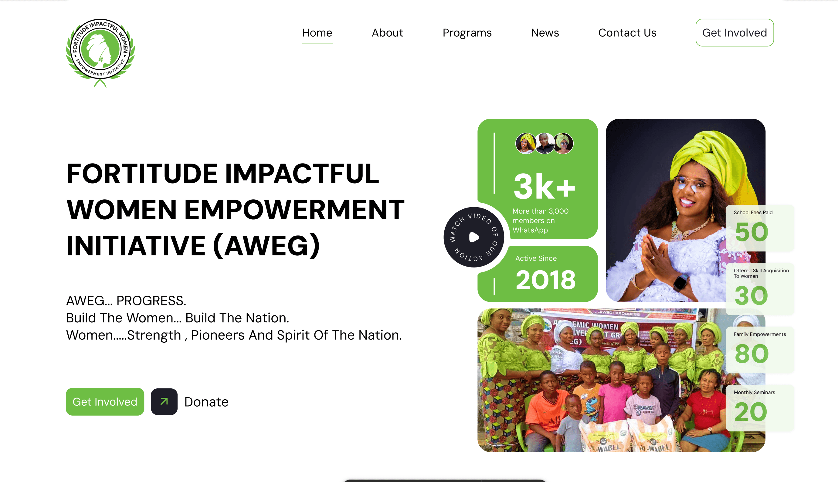 FIWEI NGO Website